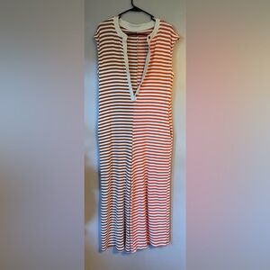 Sleeveless Striped Jumpsuit